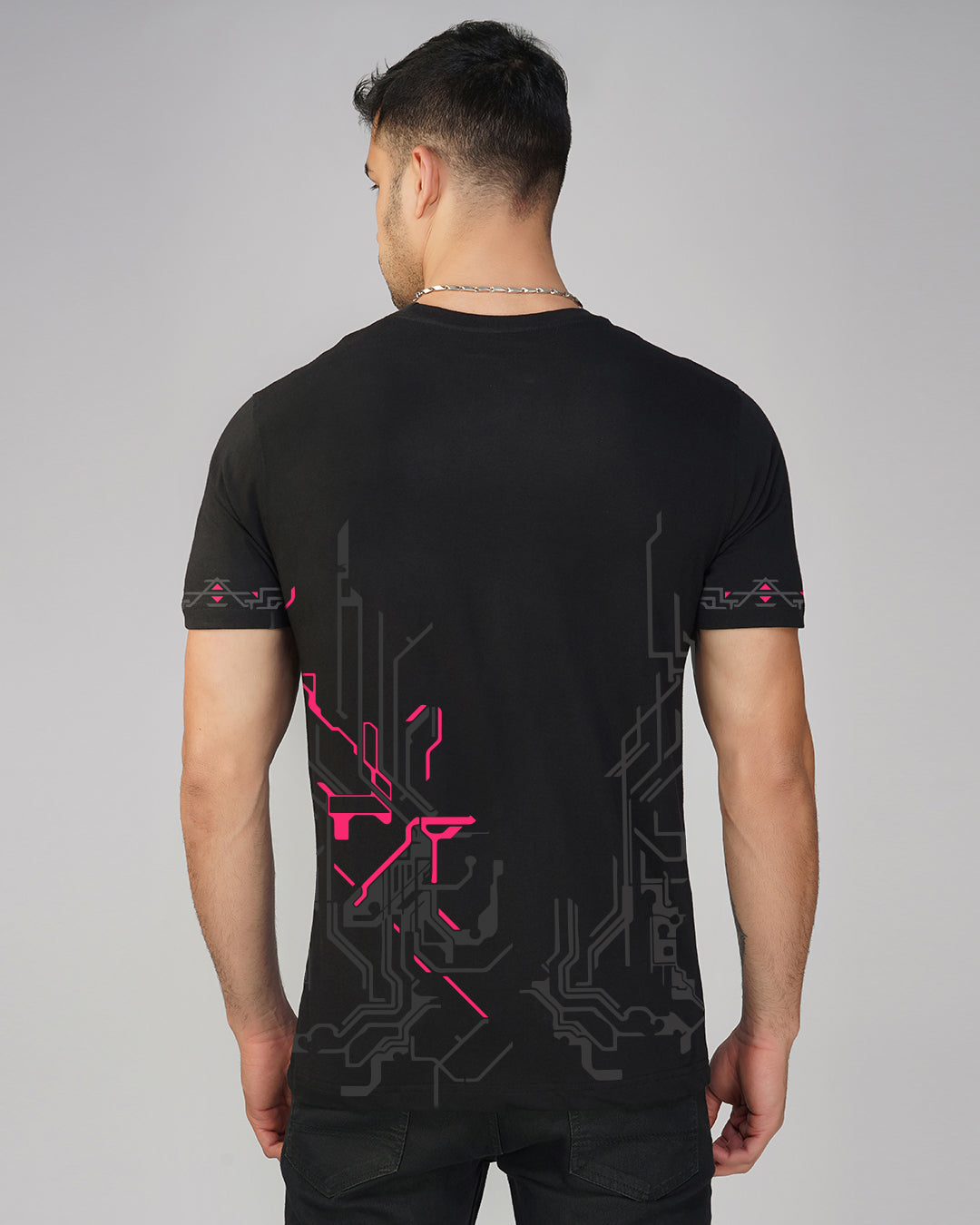 Metakore UV Light Reactive Cotoon Half Sleeve T-shirt