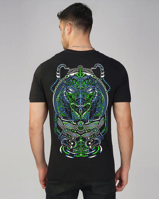 Unity of Form 0.1 Cotton Half Sleeve UV Reactive Plus Glow In Dark