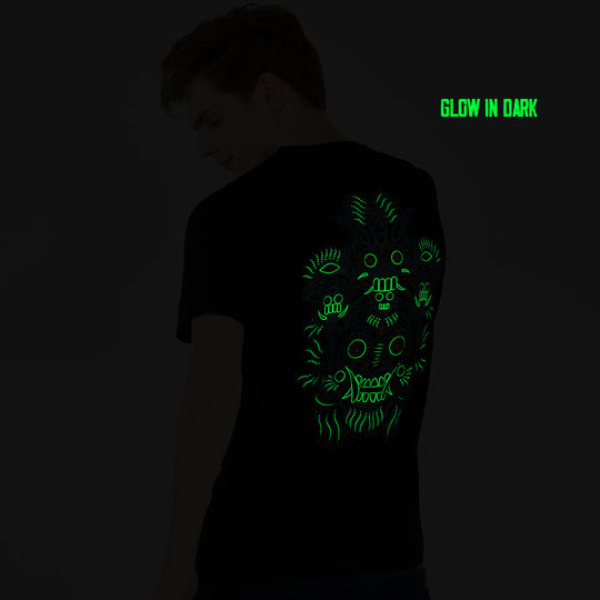 Shaman Mask UV Reactive & Glow in the Dark T-Shirt