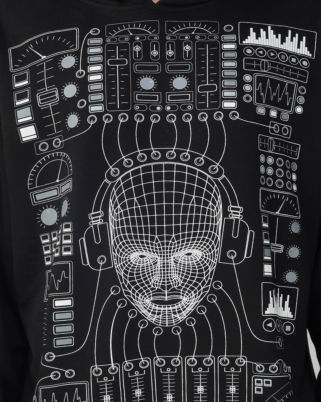 Modular Frequency, Oversized Hoodie