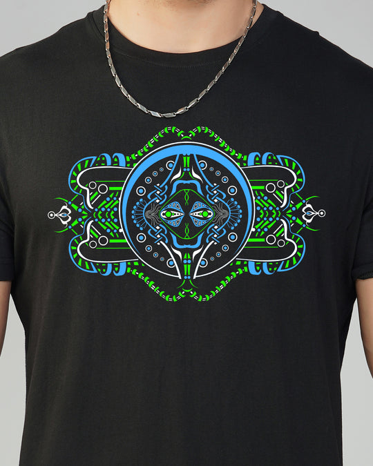 Unity of Form 0.1 Cotton Half Sleeve UV Reactive Plus Glow In Dark