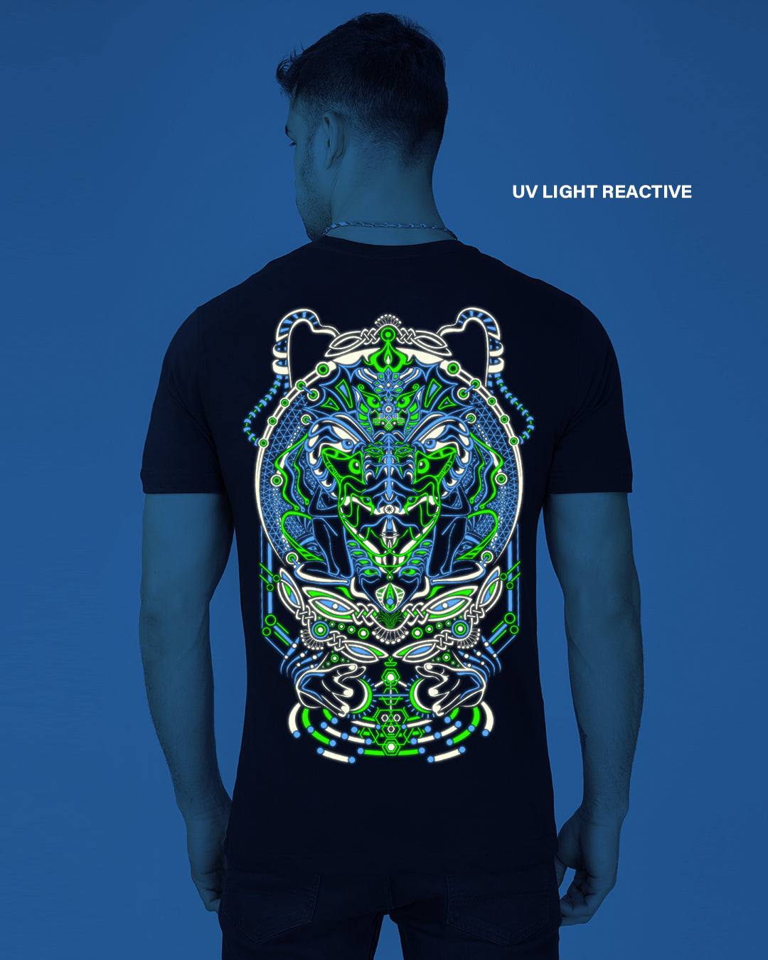 Unity of Form 0.1 Cotton Half Sleeve UV Reactive Plus Glow In Dark