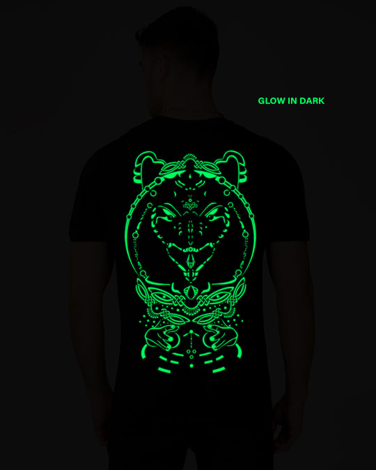 Unity of Form 0.1 Cotton Half Sleeve UV Reactive Plus Glow In Dark