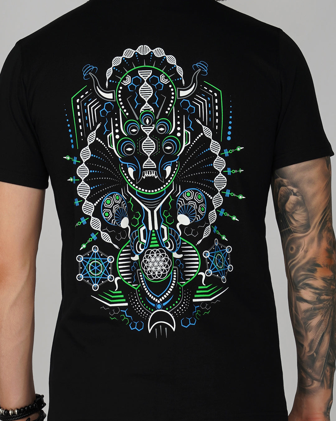 DMT Demon 0.1 UV Light Reactive & Glow In Dark T-Shirt