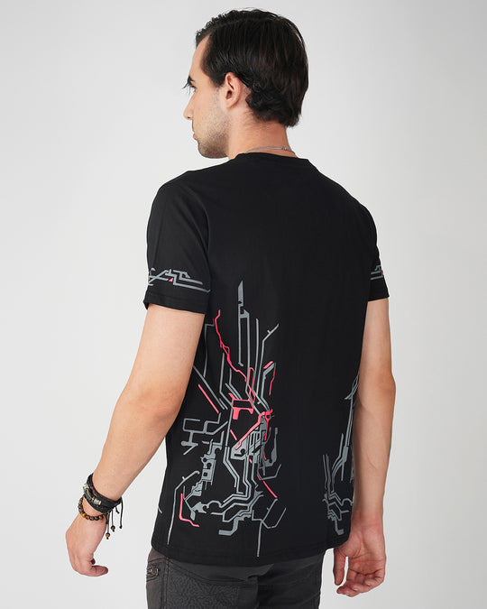 Metakore UV Light Reactive Cotoon Half Sleeve T-shirt