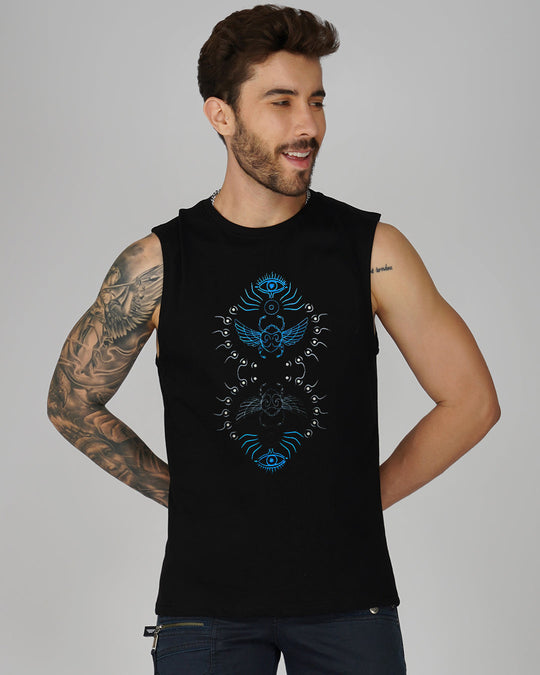 Fractal Egypt UV Reactive & Glow in the Dark Cut Sleeve