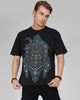 Shiva Face | UV Light Reactive & Glow In Dark | Oversized T-Shirt