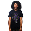 T-shirt Cyber ​​Ganesha 0.2 UV Light Reactive & Glow in the Dark