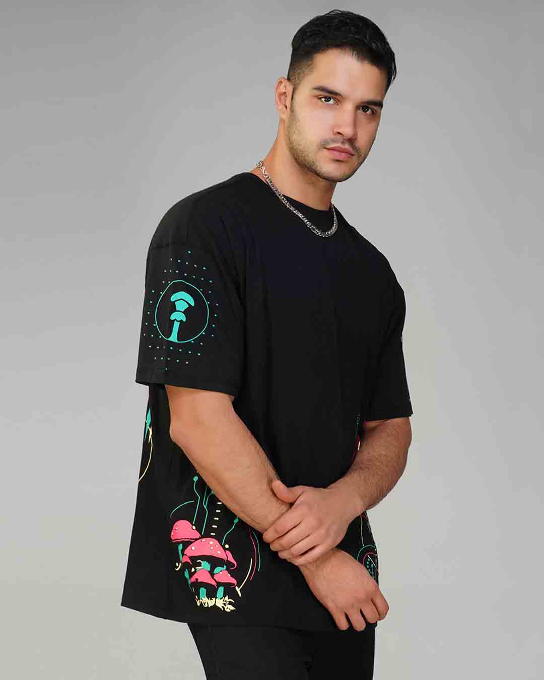 Shroom Fever | UV Light Reactive | Oversized T-Shirt