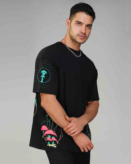 Shroom Fever | UV Light Reactive | Oversized T-Shirt