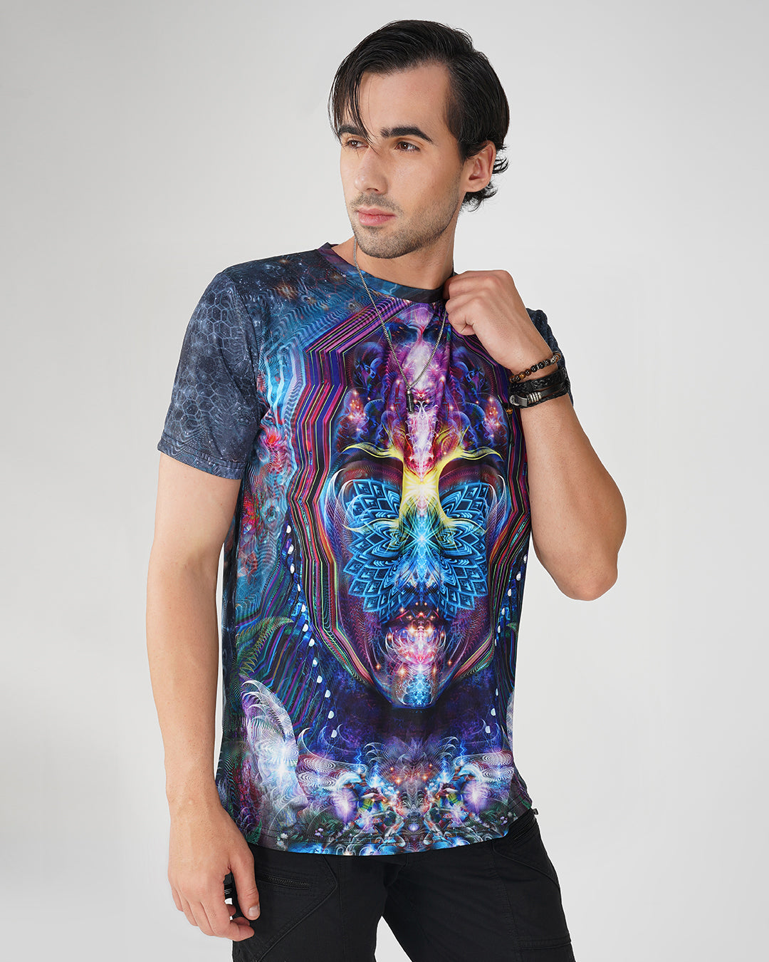 Aztac God Full Printed Half Sleeve T-shirt