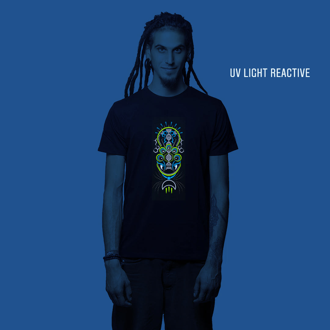 DMT Demon 0.1 UV Light Reactive & Glow In Dark T-Shirt