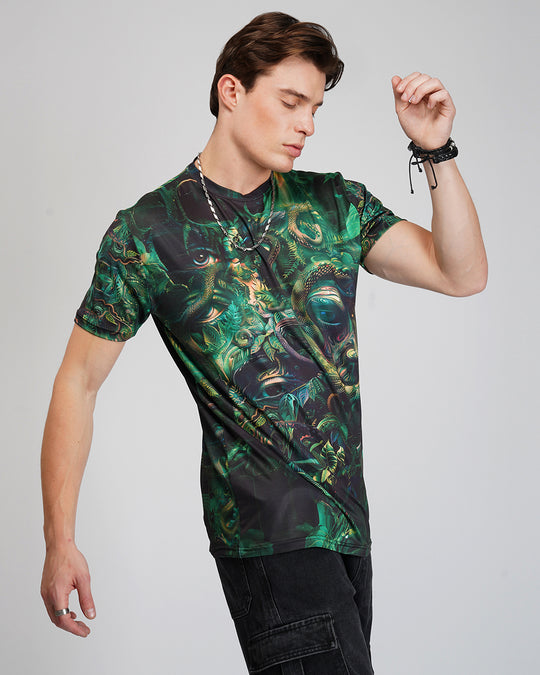 Forest Freak | Full Printed Half Sleeve T-shirt