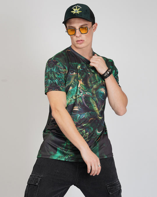 Forest Freak | Full Printed Half Sleeve T-shirt