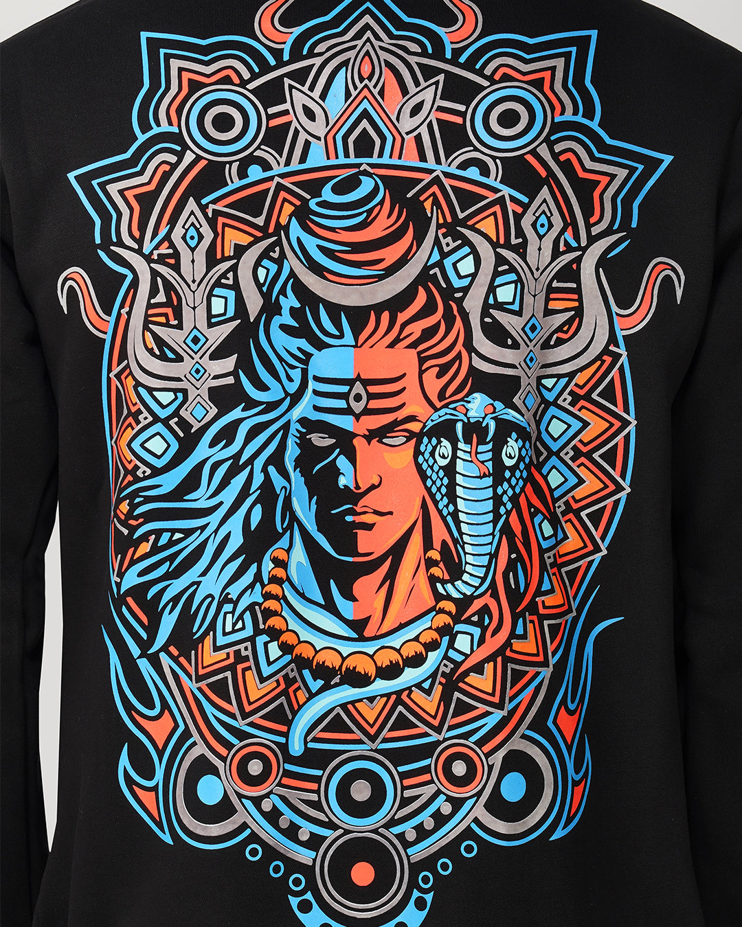 Shiva | UV Light Reactive & Glow In Dark | Cotton Hoodie