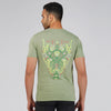 T-shirt Bull Parade Spring Green UV Light Reactive Plus Glow in Dark