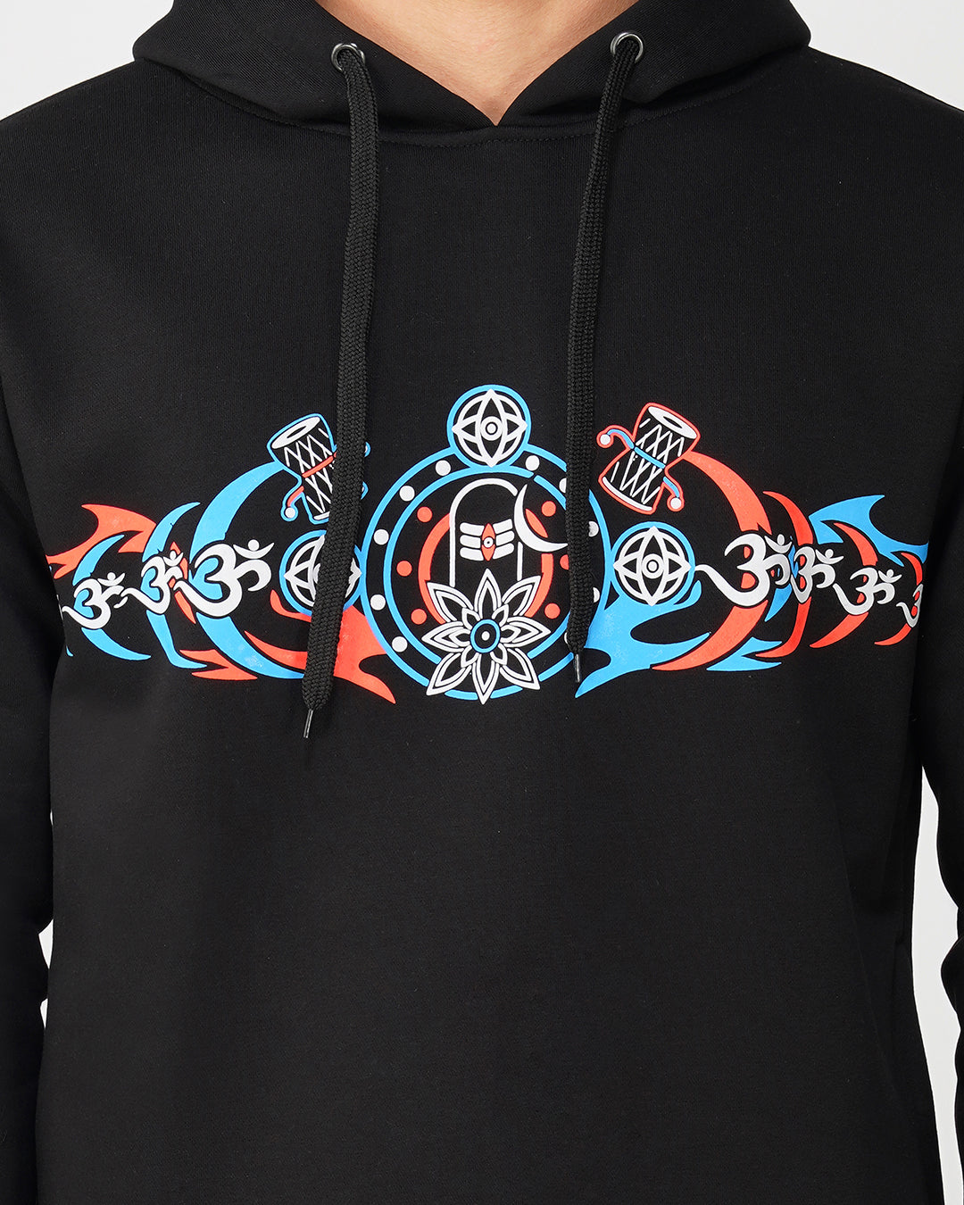 Shiva | UV Light Reactive & Glow In Dark | Cotton Hoodie