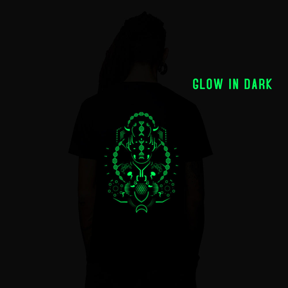 DMT Demon 0.1 UV Light Reactive & Glow In Dark T-Shirt