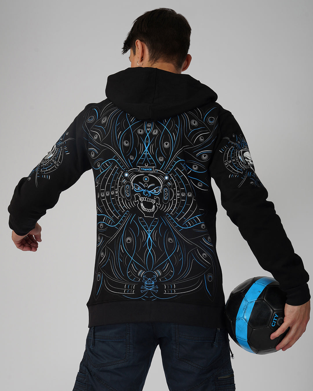 cool graphic print hoodie