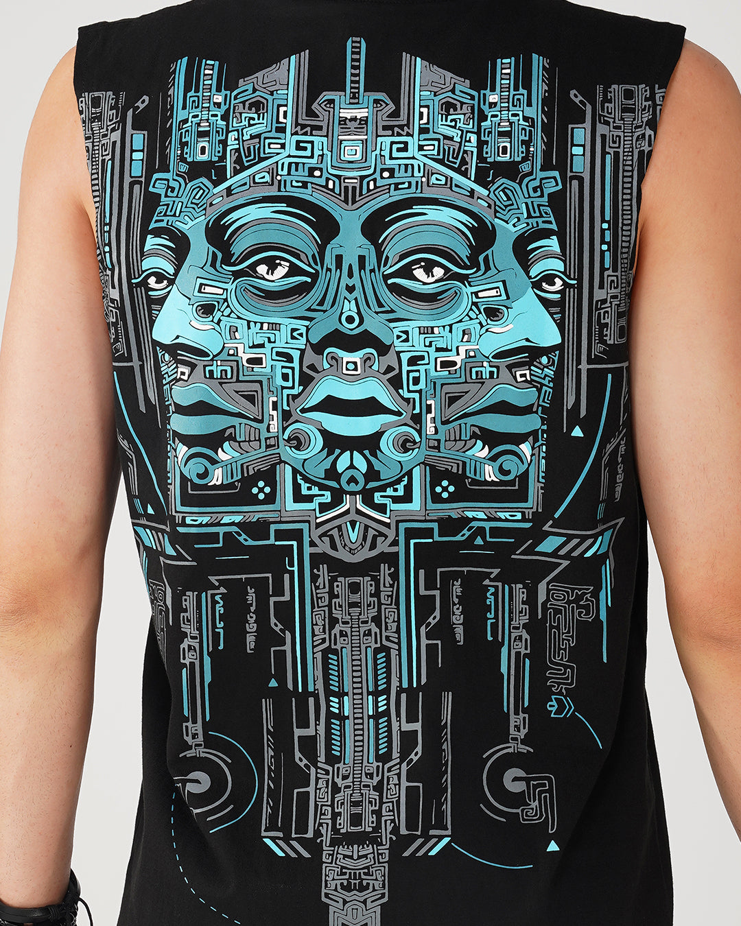 Trinity Machine UV Light Reactive Tank Top