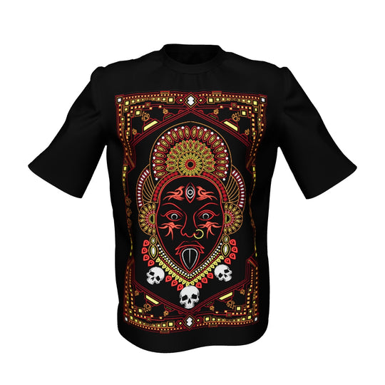 Bhadrakali | UV Light Reactive & Glow In Dark | Oversized T-Shirt