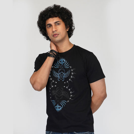 Fractal Egypt UV Reactive & Glow in the Dark T-Shirt