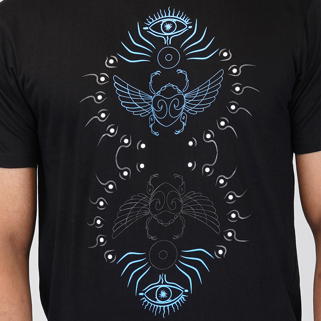 Fractal Egypt UV Reactive & Glow in the Dark T-Shirt