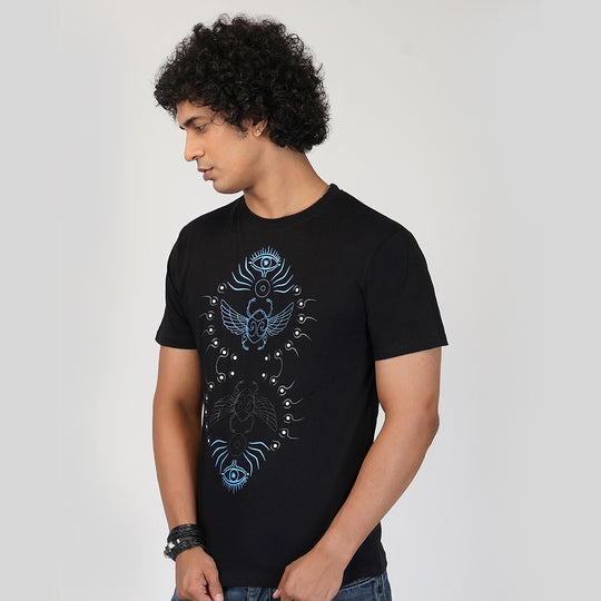 Fractal Egypt UV Reactive & Glow in the Dark T-Shirt